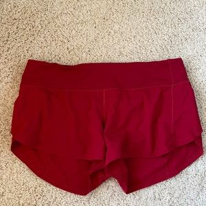Lululemon Speed up low rise shorts